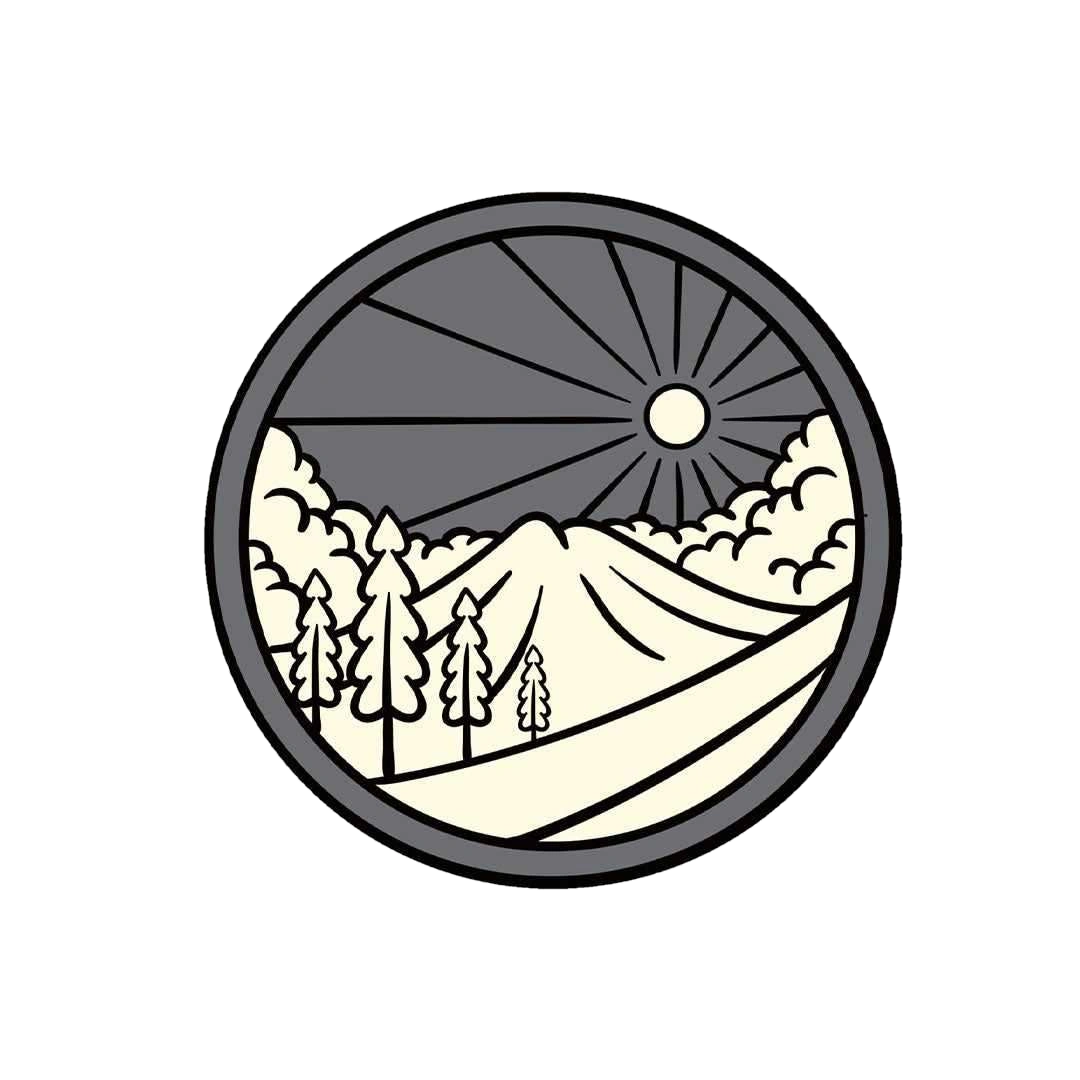 Night Mountain Sticker